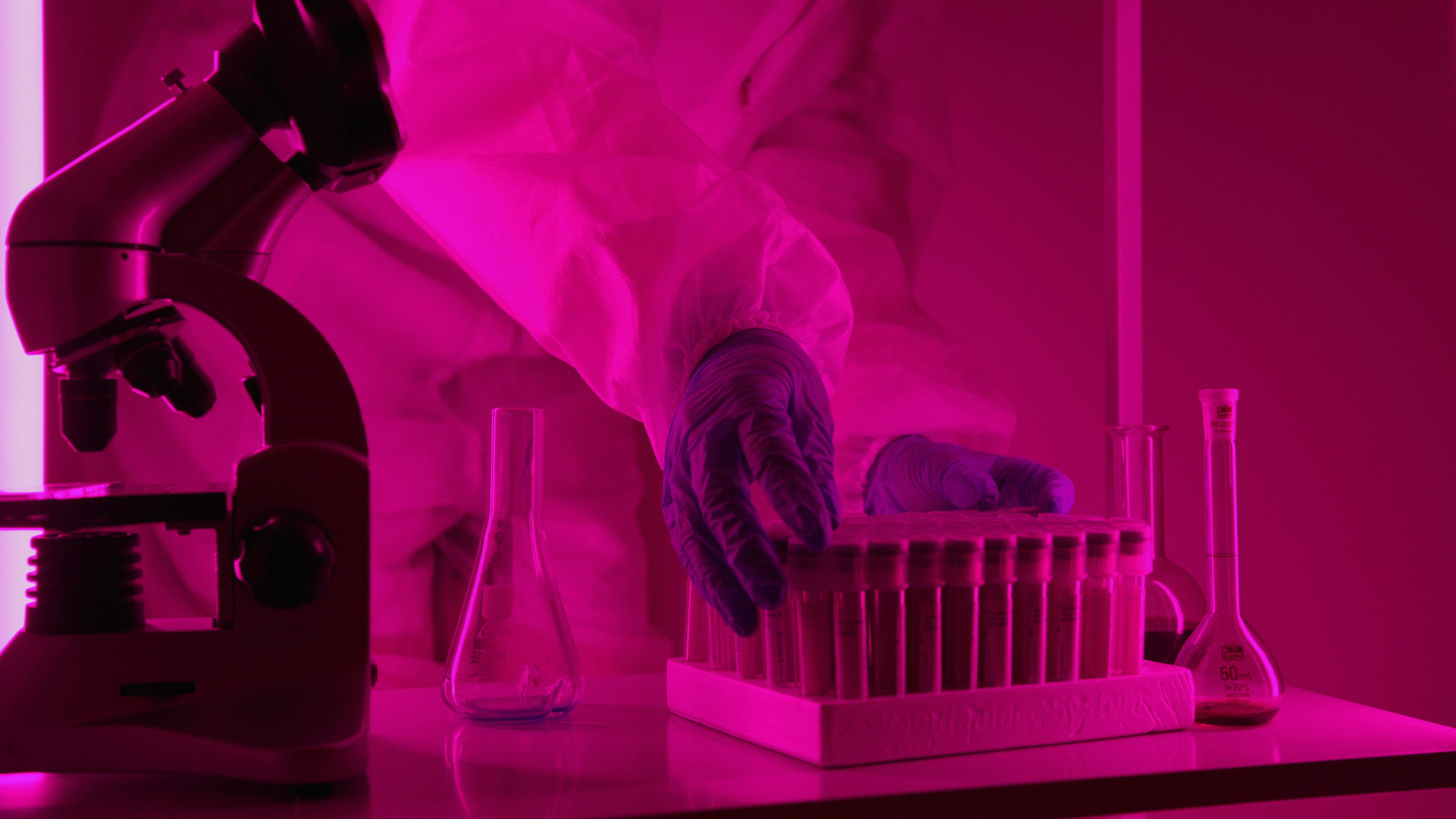 Laboratory professional at work